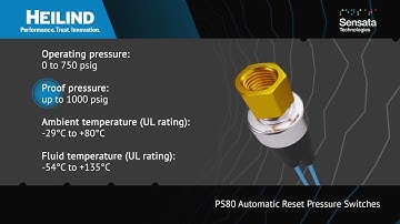 Sensata PS80 Automatic Reset Pressure Switches | Heilind Electronics
