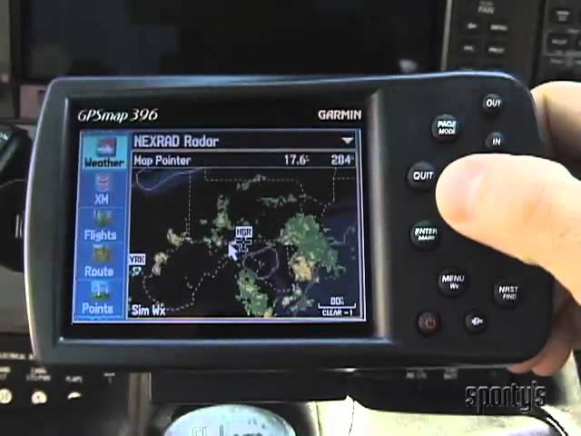 Flying Garmin GPSMAP 396/496 (download) YouTube