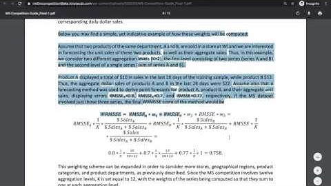 Machine Learning in Time Series Forecasting | Kaggle M5 Forecasting Competition Part2: Data & Metric