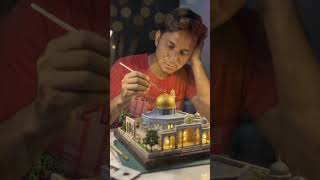 Miniature Masjid Al-Aqsa 🕌✨ | Unreal Cinematic Diorama Art | Peaceful Islamic Mini World (4K)”