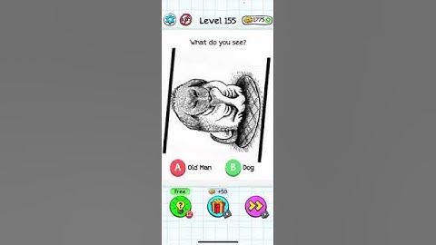 Level 155 of Braindom game what you see first#braindom