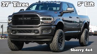 Best Lifted Truck Ever? 2022 Ram 2500 Laramie Night Edition Mins & 37 Tires