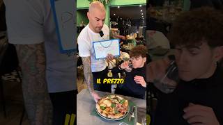Se Indovini il Prezzo della Pizza scritto sulla Lavagnetta MANGI GRATIS? (LA FINE?) shorts cibo