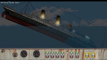 Sinking R.M.S Titanic in floating Sandbox (Version A)