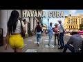 Street Walk Of Havana Cuba