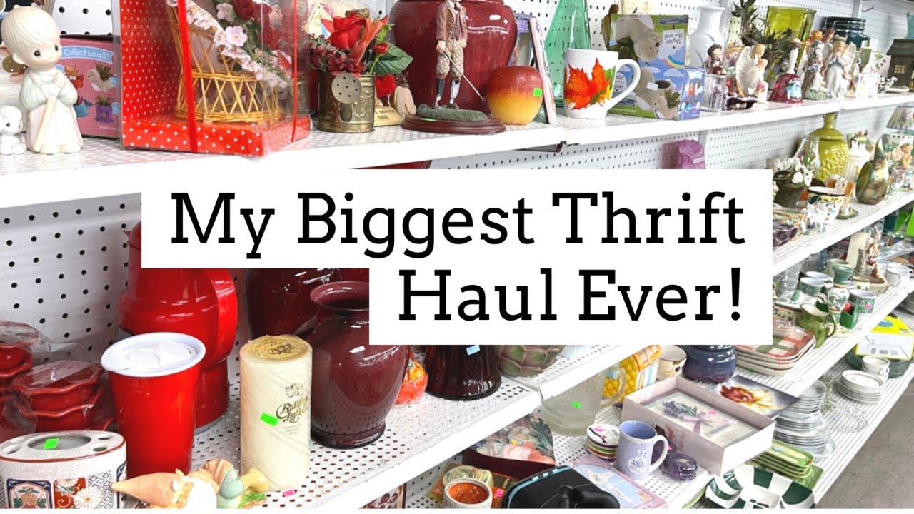 My Biggest Thrift Haul, Ever! |Thrifting Toledo, Ohio | Thrift With Me