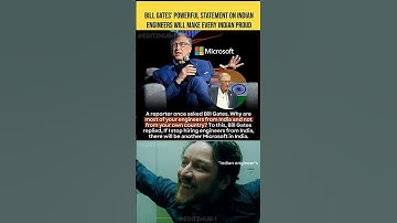 Bill Gates Shocking Statement About Indian Engineers 😳🇮🇳👨🏻‍💻 #shorts