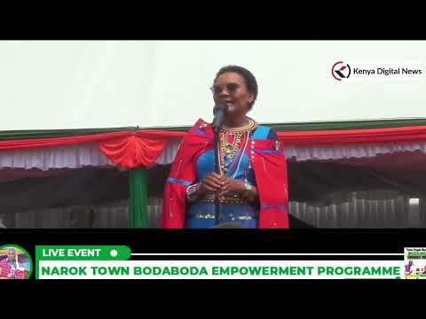 Ruto Ni Two Terms Narok Woman Rep Rebecca Tonkei Charges Naroktown Bodaboda Operators 