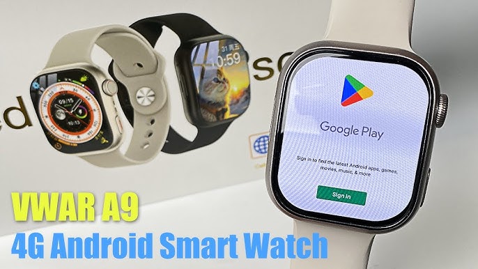 VWAR S9 ULTRA 4G Android Smart Watch With SIM Retractable Cam & AMOLED  Display – vwar