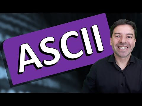 Vídeo: Como o código ASCII é usado?