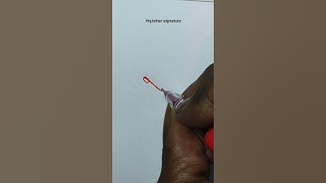 Hq letter name signature style #easysignature #calligraphy #shortvideo