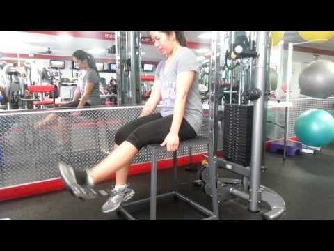 Seated Cable Unilateral Leg Extensions