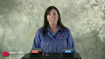 Federal Signal demonstrates how-to program an IMPAXX 3 light - X