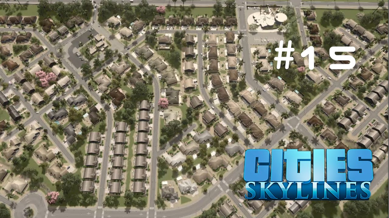 Cities Skylines 住宅地のレイアウト 15 Youtube