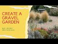 How to make a dry garden or border