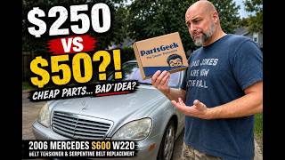 I bought CHEAP parts for my Mercedes..... Was it a mistake? Partsgeek Review
