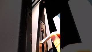 New edge safety security door 6x8 Double Layer Ss 304 grille 3D frame 3d leaf euroboard