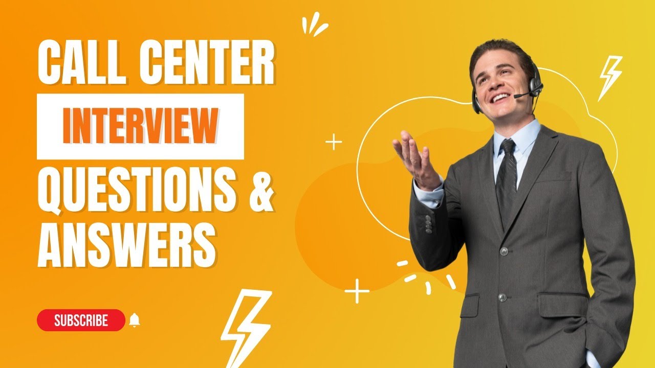call center interview questions and answers - YouTube