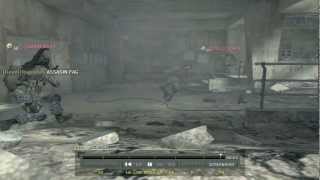 Great mw3  throwing knife wall bang