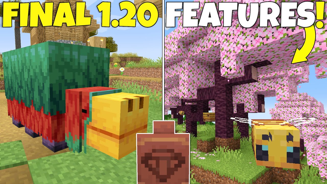 Minecraft 1.20 update release date and features