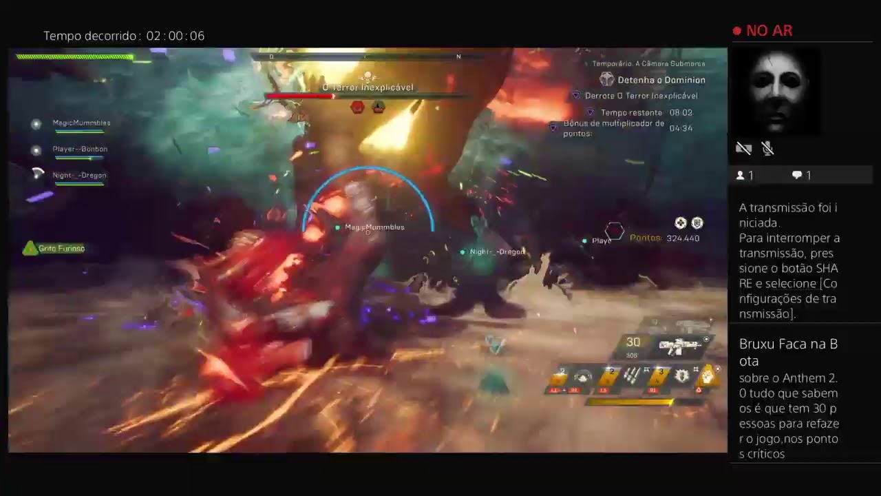 Transmissão ao vivo do PS4 de xXBRUXUXx