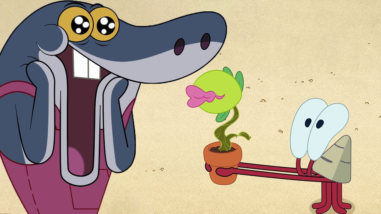 ZIG e SHARKO 🌴 A horta de Sharko  🍅 Zig e Sharko Brasil | Desenho Animado em português