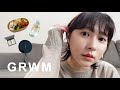 【GRWM】お仕事の日の準備動画💄お弁当/スキンケア/メイク/ヘアセット