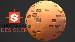 Substance Designer  - Stylized Stucco Wall