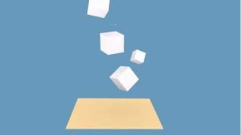 blender 剛体シミュレーション