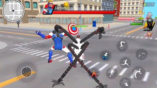 Octopus Vs Captain America : Epic Battle - Super Hero Crime Open World War screenshot 4