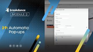29: Automatic Popups, Triggers &amp; Conditions🔹Learn Breakdance for WordPress Module 2