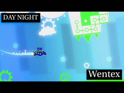"DAY NIGHT" {All Coins} by Wentex | Geometry Dash 2.11