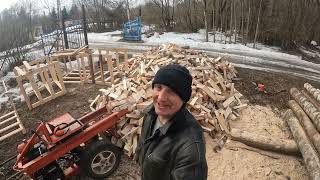 видео: Укладка дров в ящики. Мой бизнес на дровах откладывается, форс-мажорная ситуация. картинка: Укладка дров в ящики. Мой бизнес на дровах откладывается, форс-мажорная ситуация.