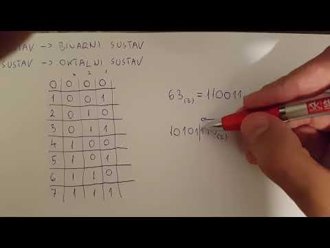 Octal to Binary and vice versa | Pretvorba oktalnog u binarni brojevni sustav i obrnuto