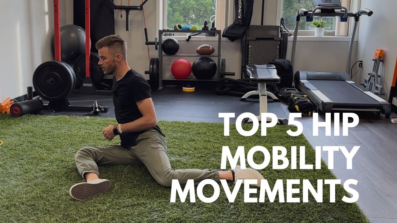 Top 5 Hip Mobility Exercises - Flow For Tight Hips - YouTube