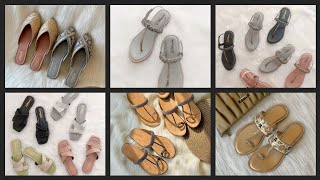 #Trendy flat footwear collection for girls#slipper#viralvideo#fashion#TREND COLLECTIONS