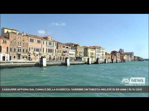 CADAVERE AFFIORA DAL CANALE DELLA GIUDECCA: SAREBBE UN TURISTA INGLESE DI 60 ANNI | 15/11/2021