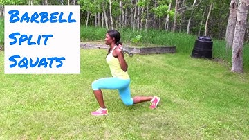 Barbell Split Squats - Build Strength & Power - Ask Dr. Abelson