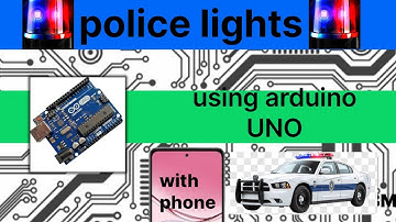 How to make police lights with various modes with Arduino uno at home _ DIY projects _YASHASH BM
