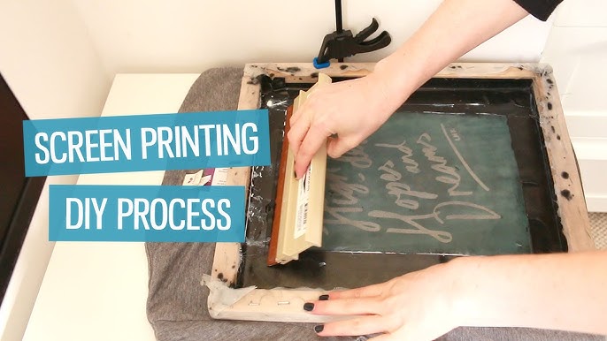 DIY screen printing frames