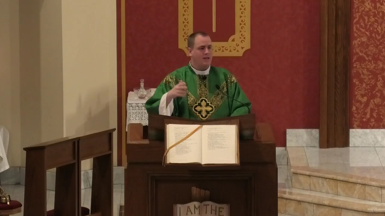 Homily, Twenty-second Sunday in Ordinary Time - Fr. Meinert