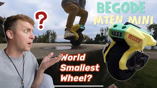 Mten Mini unbox and ride session! Begode electric unicycle euc