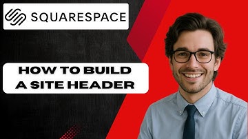 How to build a site header in Squarespace 7 1 Classic Editor (step by step)