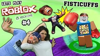 Let&#39;s Play ROBLOX #4: FISTICUFFS!!  Momma Will Knock You Out! (FGTEEV Xbox One Gameplay)