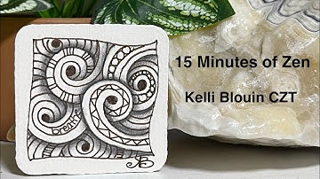 15 Minutes of Zen! Beginner Zentangle®️ Method