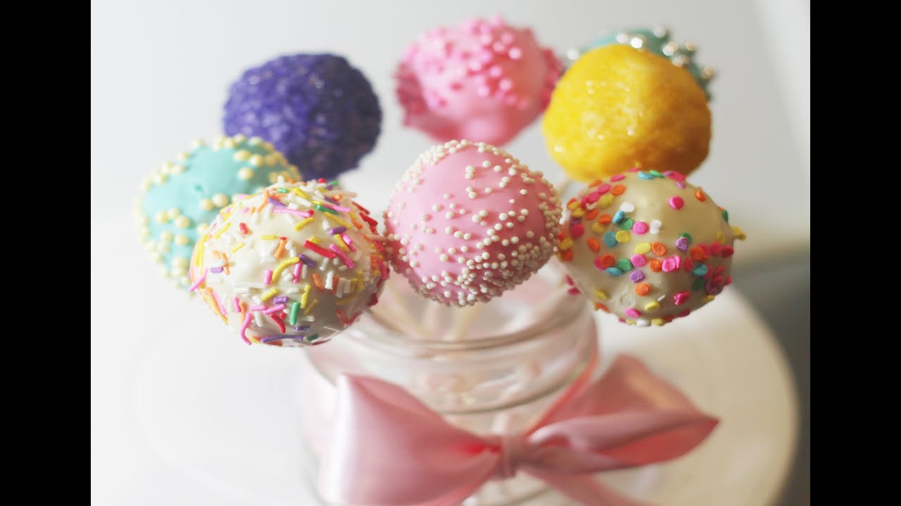 LAS CAKE POPS MÁS FÁCILES DEL MUNDO | SIN HORNO (Cake Pops Tutorial) | Mis Pastelitos