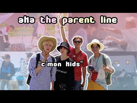 BTS hyung line acting like the parents of the maknae line | 4 parents, 3 kids