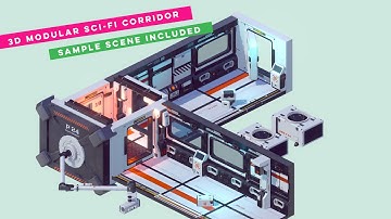 Unity Asset Sci Fi Corridor