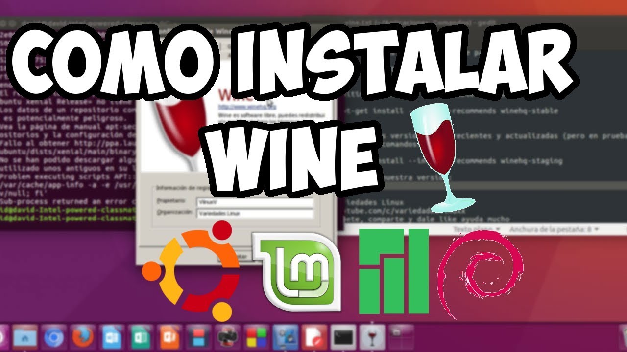 Como Instalar La Ultima Version de Wine en Linux Ubuntu - YouTube