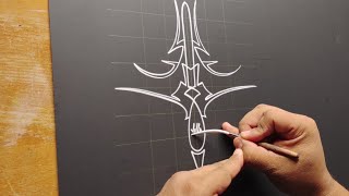 Pinstriping Design - Step by Step